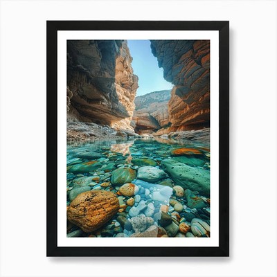 Jordan Canyon 2 Kunstdruck gerahmt Wandbild Poster Leinwanddruck Bild