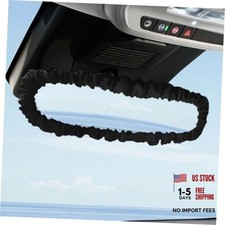 Cute Car Rearview Mirror Cover, Elastic Soft Auto Rearview Mirror Black