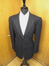 Mens Blazer Sport coat Jacket Hart Schaffner Marx 46r Multi Blue Wv N#175