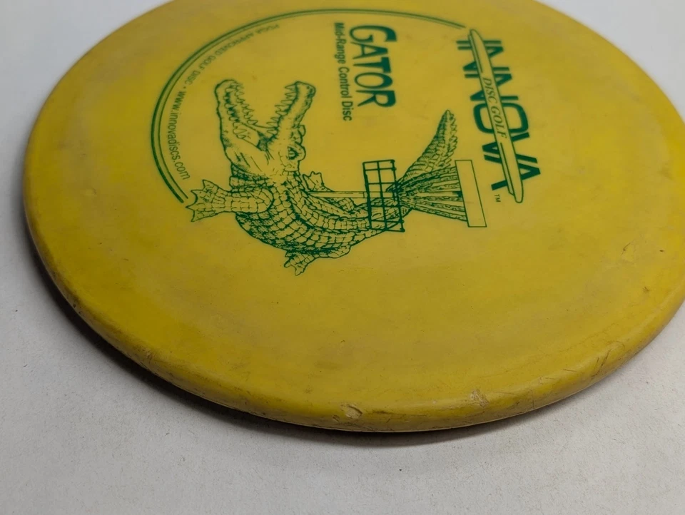 Innova DX Gator Disc Golf Midrange Driver PFN 170g Yellow Barstamp - Image 3 of 4