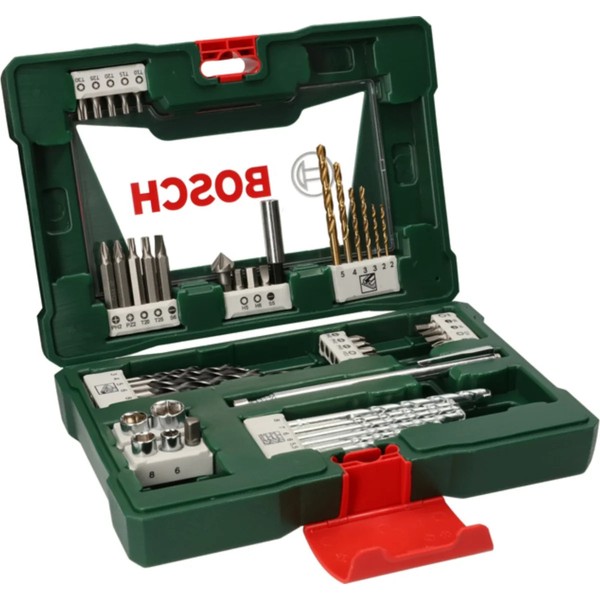 Bosch V-Line Tin-Bohrer- Und Bit-Set, 48-Teilig, Mit Magnetstab, 2607017314-image