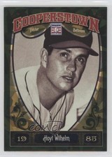 2013 Panini Cooperstown Collection Green Crystal Shard Hoyt Wilhelm #67 HOF 0j9l