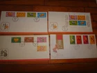 china - hong kong  collection of first day covers