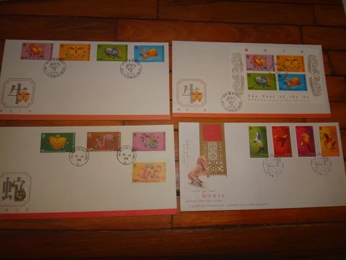 china - hong kong  collection of first day covers