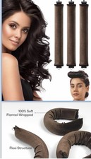 Blinkeen Heatless Hair Curlers 3 Pack Set curling rods Brown