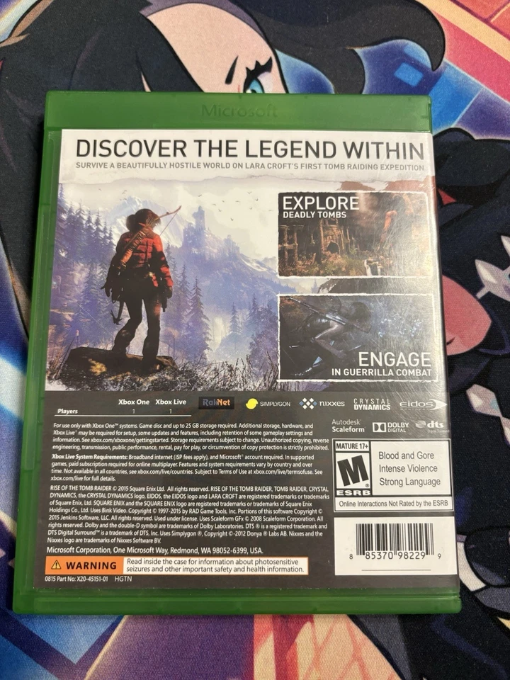 Rise of the Tomb Raider & Shadow of the Tomb Raider Xbox One, Pack of 2, 1 Case - Изображение 2 из 4