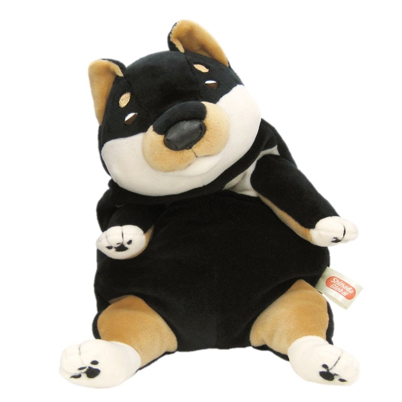 Shinada Global Mochiinu Plush Toy Kuroshiba MOIN-0230B 9.7x13.7x31.5cm Japan