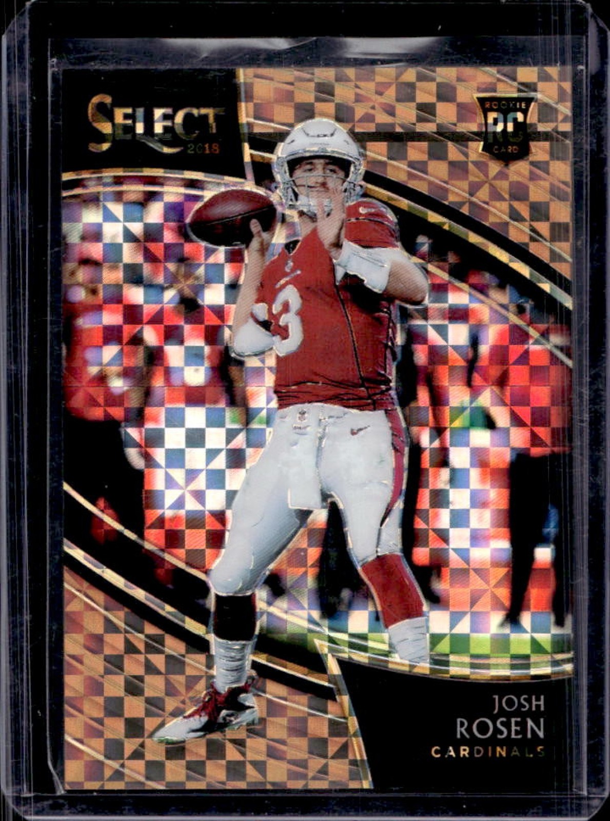 2018 Select Josh Rosen Copper Prizm Field Level RC #/75 Cardinals