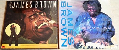 MINT! (2) JAMES BROWN - The Best of PLUS Move On 1980's-1990's Funk / Soul (P)