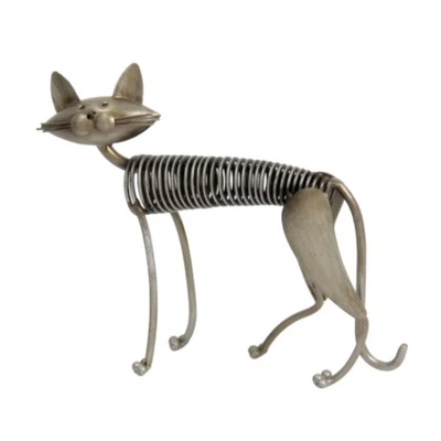 Figurine De Chat En Bronze à Ressort, Idéale Pour Les Collectionneurs, Le - Photo 1/4
