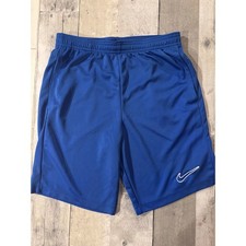 BOYS YOUTH SIZE LARGE NIKE DRI FIT BLUE SHORTS