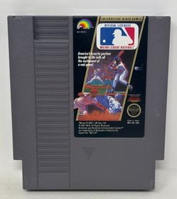 NES Nintendo - Major League Baseball - CIB Complete in Box - Tested  (LJN, 1987)
