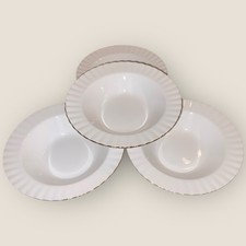Royal Albert Val D’Or 4x Rim Bowls 8” Pasta Soup Barely Used Excellent