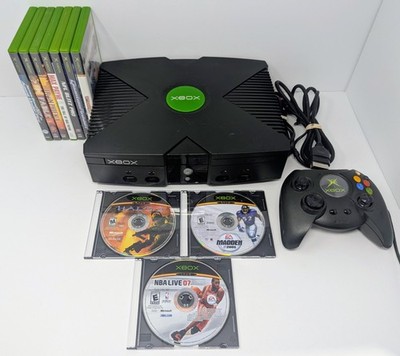 Microsoft Original Xbox Console Bundle w/ 10 Games & Duke Controller - Halo 2!