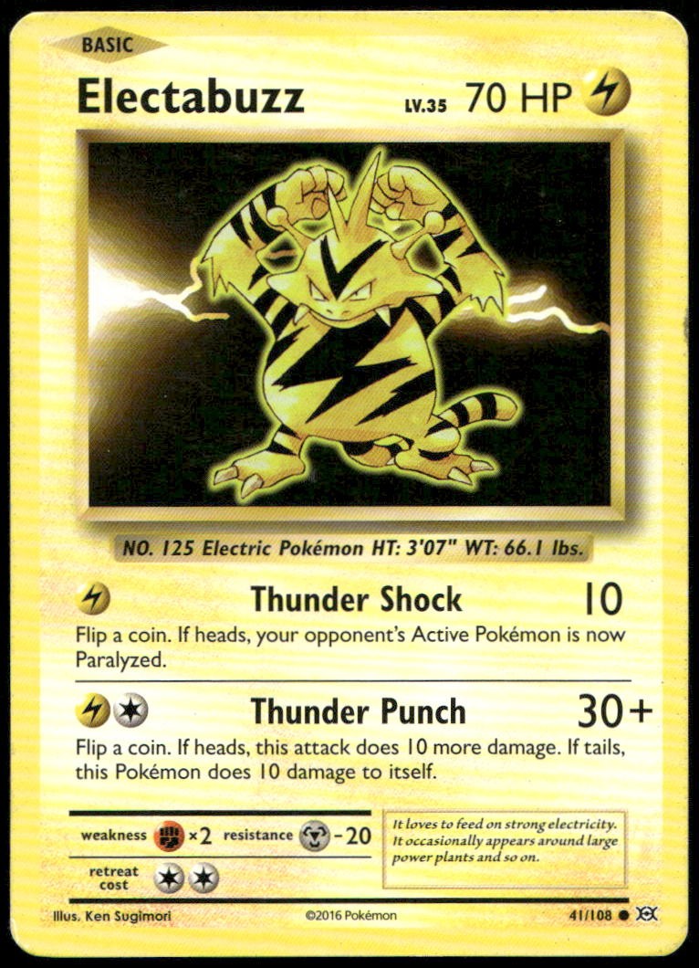 Electabuzz Common XY - Evolutions 41/108 LP