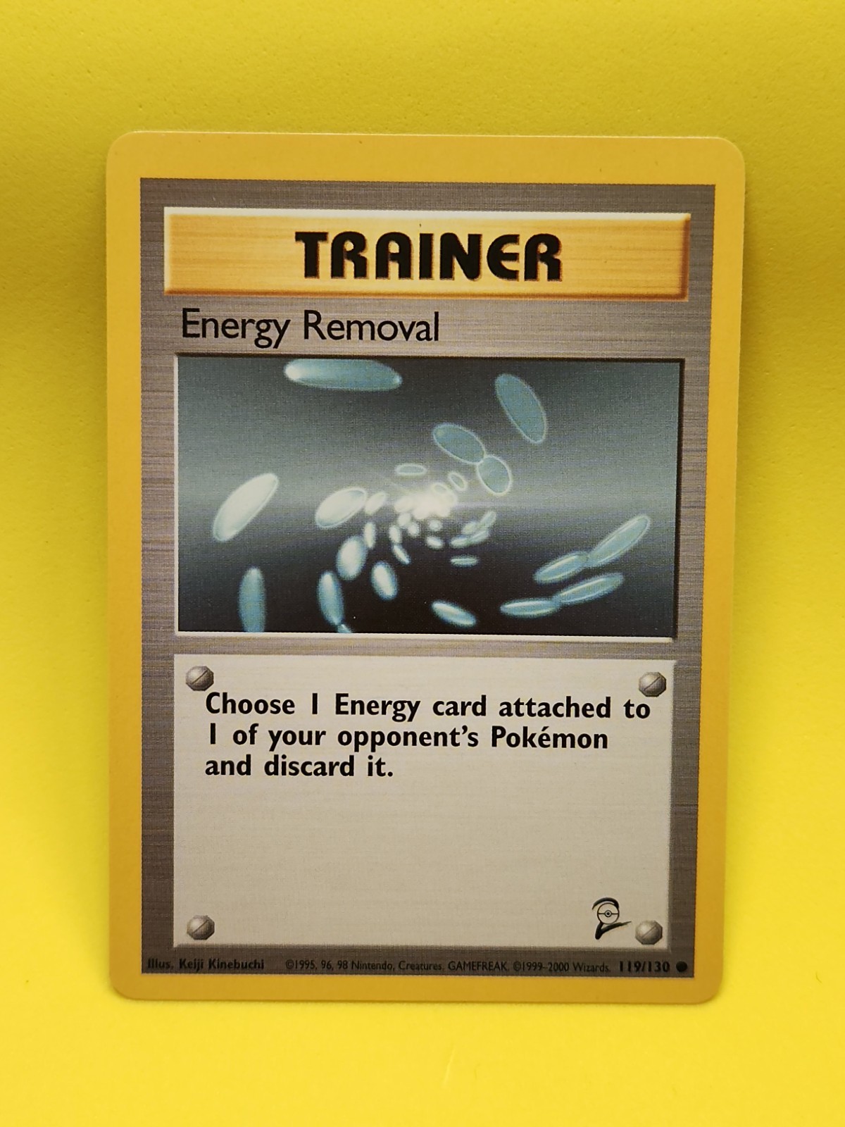 Energy Removal 119/130 Common | Base Set 2 | Pokemon Card NM Near Mint Pokémon