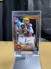 2025 Bowman U Chrome #BCA-DLI Drake Lindsey Prospect 1st Auto Gold Refractor /50