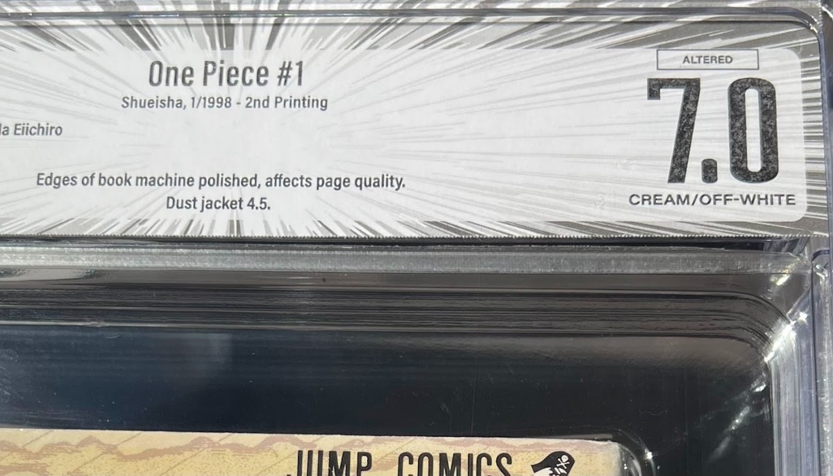 One Piece #1 (1998) BGS 7.0 Altered ⭐ 2ND PRINTING ⭐ Japanese