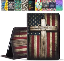 For Ipad 9Th/8Th/7Th Gen (2021/2020/2019) 10.2 Inch Case, Premium PU Leather Sta