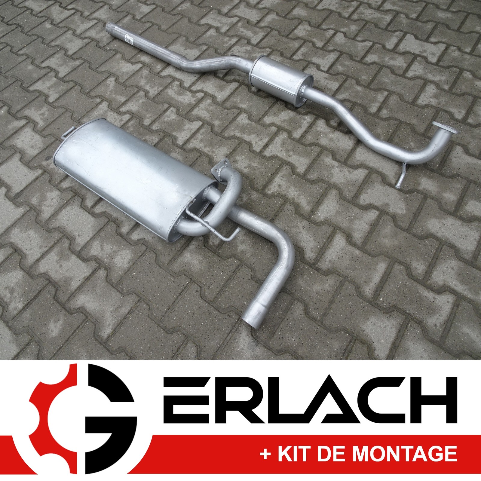 Silencieux echappement 6960 en acier alumine renforcé pour Mitsubishi ASX 1.8 de premiere qualité