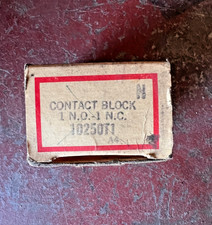 CUTLER HAMMER 10250T1 PUSHBUTTON CONTACT BLOCK