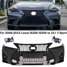 For 2006-2013 Lexus IS250 IS350 to 21+ F-Sport Front Bumper Body Kit w/ Foglight