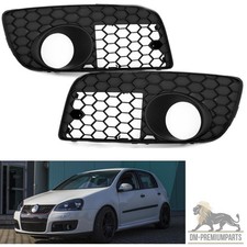 SET Nebelscheinwerfer Blende Gitter Abdeckung für VW Golf 5 GTI GT Stoßstange