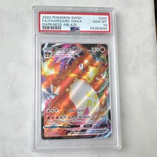 Pokemon TCG Charizard VMAX 020/189 Darkness Ablaze Full Art Holo 2020 PSA 10