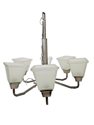 Progress Lighting Clifton  Heights P400119-009 Six Light Chandelier Brushed Nick