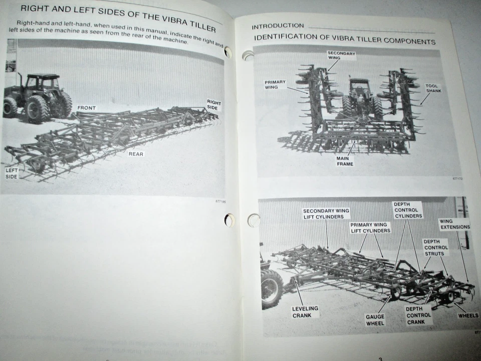 Case IH 4900 Vibra Tiller Operators Owners Maintenance Manual ORIGINAL! 9-12581 - Image 3 of 4