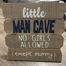 Baby Boy Nursery Room Wood Decor
