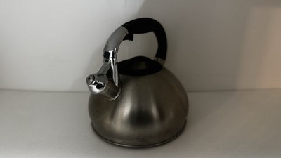 POLDER Stainless Steel Kettle Tea Pot 2.6 Qt