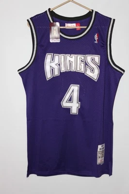 purple 1998-99 Sacramento Kings Chris Webber (4) stitched Mitchell & Ness jersey - Image 1 of 4