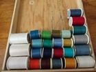 Lot 25 spools Coats&Clarks Dual Duty Thread-nice little coll-large&small spools — photo 1