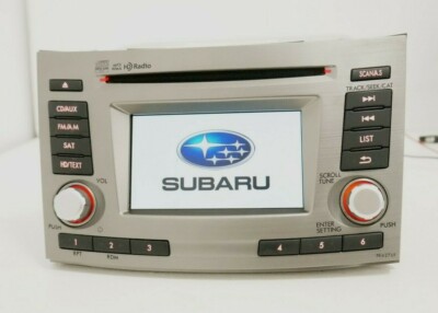2012-2013 Subaru Legacy CD MP3 WMA Player FM AM Radio PE627U1 OEM 86201AJ62A