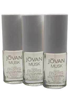 Jovan Musk for Women Eau de Cologne Spray 12ml x 3