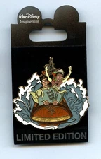 WDI Disney Princesses on Thrill Rides PATF Tiana & Naveen on Splash Mountain Pin
