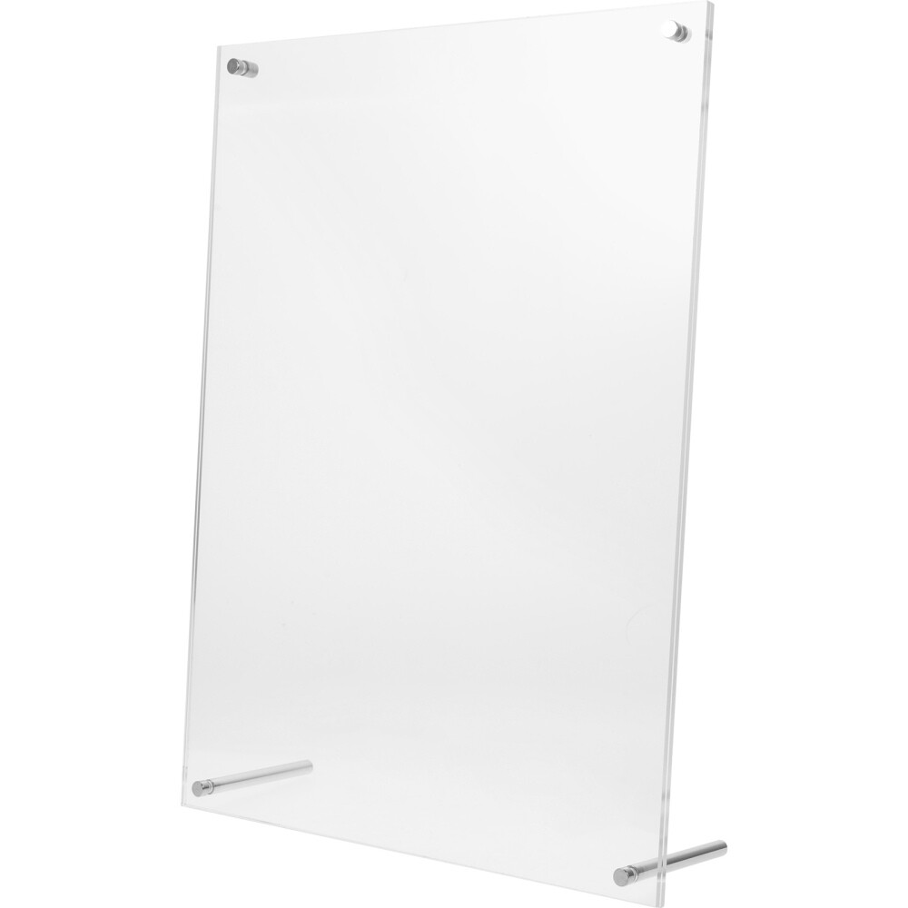 Acrylic Vertical Picture Frame Holder Stand Display Sign Plastic Frames