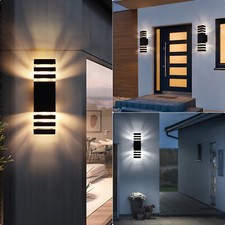 Modern 6 Tiers LED Outdoor Porch Front Door Up Down Garden Light Wall Light IP65