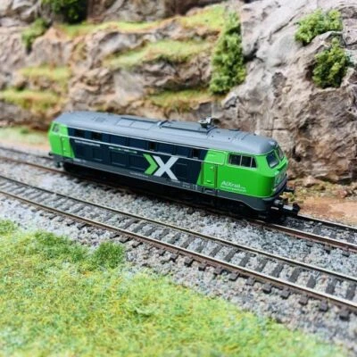 Locomotive diesel BR 225 de l'AIXrail, GmbH, Ep VI - MINITRIX 16253 - N 1/160 - Photo 1/4