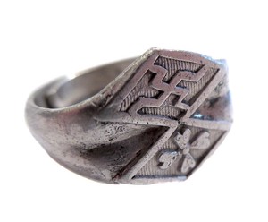 ANTIQUE Chinese SILVER Ring