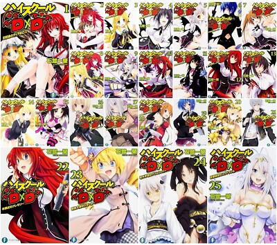 GEBRAUCHT High School DxD Vol.1-25 Komplettsatz Japanischer Roman Fujimi Shobo