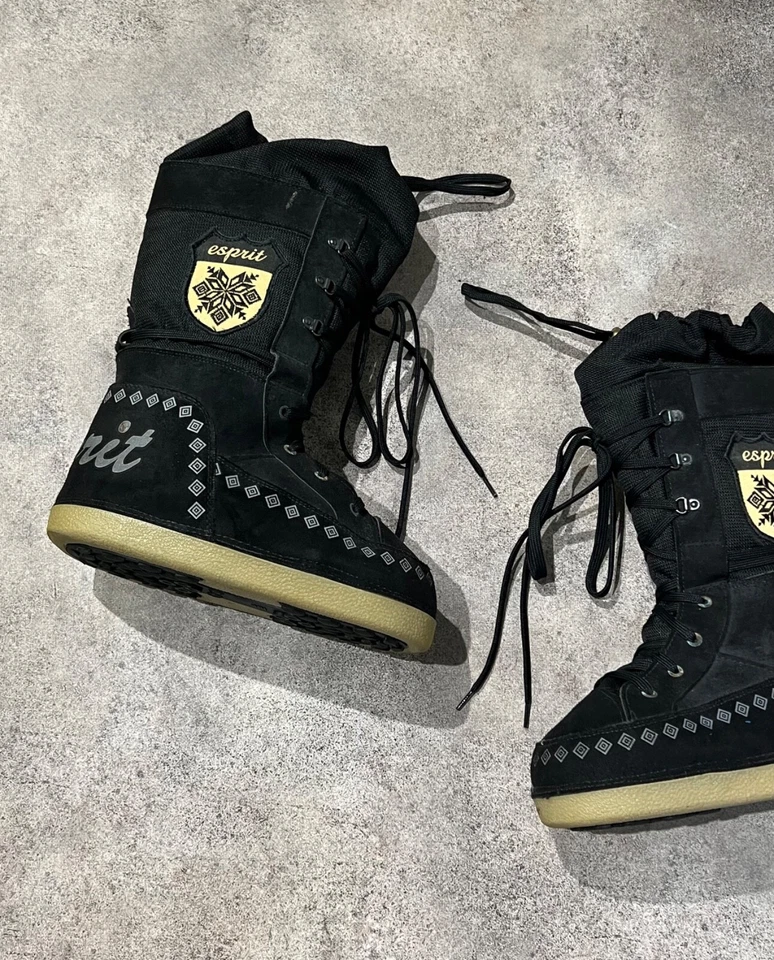 esprit moon boot style vintage boots - Image 2 of 4