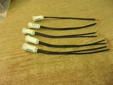 NEW Leecraft #35 250V 1/3W Indicator Pilot Panel Mount Lights Lot of 5