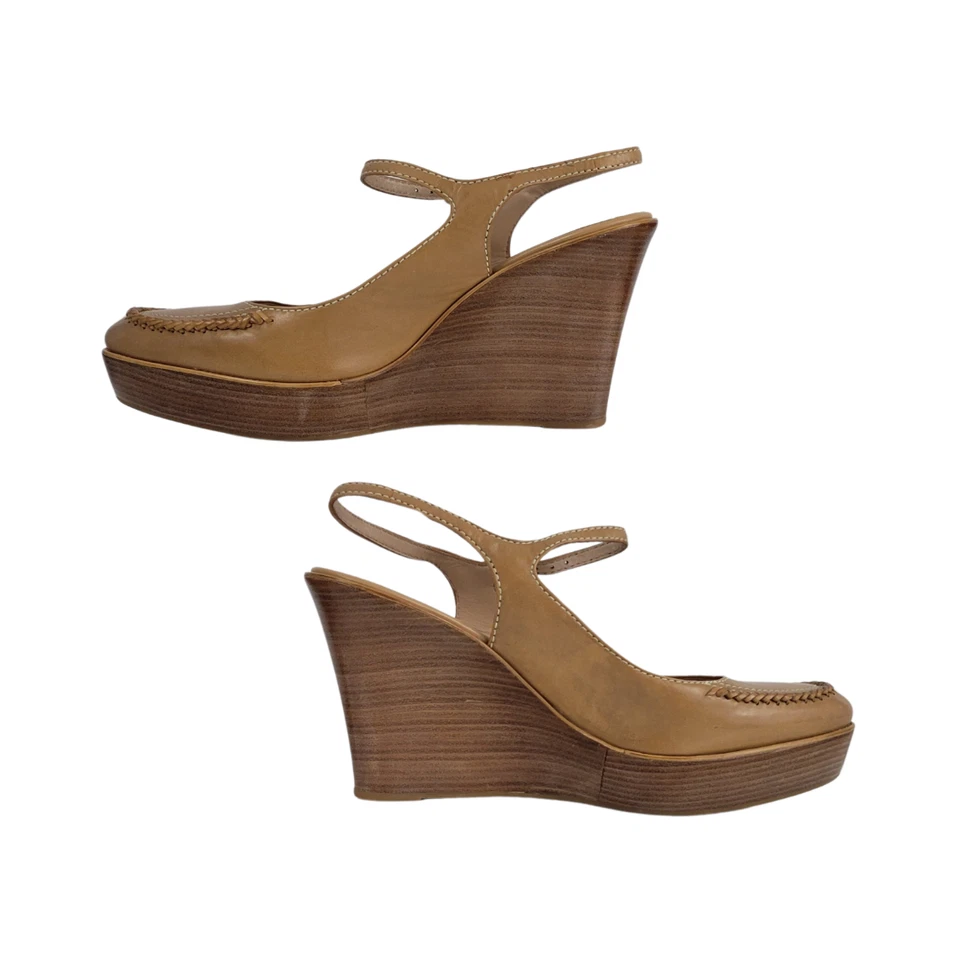 Salto anabela feminino Cole Haan Brenna Maryjane tamanho 10B - Imagem 4 de 4