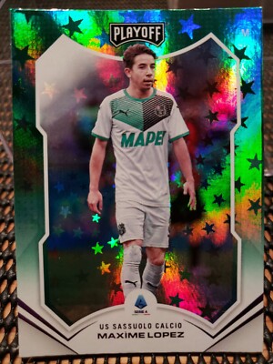 2021-22 Panini Chronicles Maxime Lopez Playoff #79 Purple Astro Parallel 