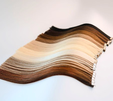 Tape Extensions Hair Extensions 100% Echthaar 10 Tressen 2,5 Gramm