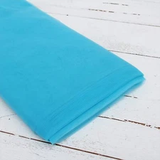 Threadart Premium Soft Tulle Fabric Bolt - 20 Yards by 54" Wide - Turquoise