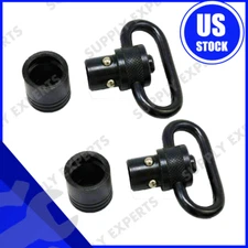 2X QD Tactical Push Button Sling Swivel Mount Adapter For Shotgun Gun & Rifle