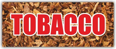 TOBACCO Advertising Banner Vinyl Mesh Sign hookah bar cafe smoking shop now  open